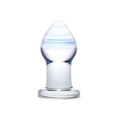 Glas - Amethyst Rain Glass Butt Plug