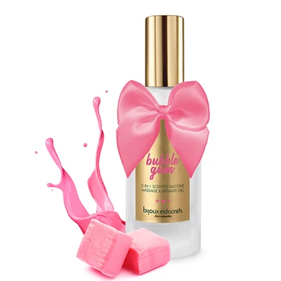 Bijoux Indiscrets - Bubblegum 2 in 1 Silicone Massage & Intimate Gel