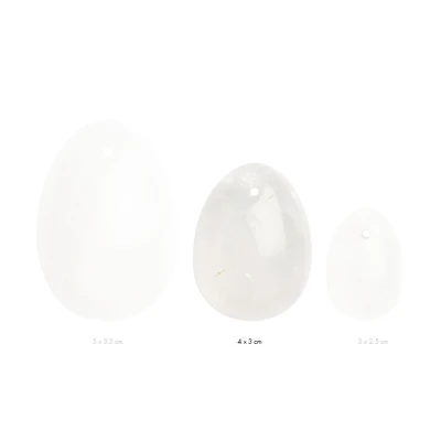 La Gemmes - Yoni Egg Clear Quartz (M)