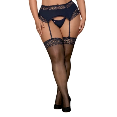 Obsessive - Drimera Stockings Blue XXL