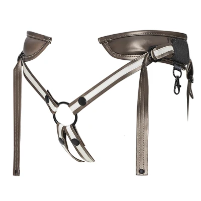 Strap-On-Me - Leatherette Harness Desirous Bronze