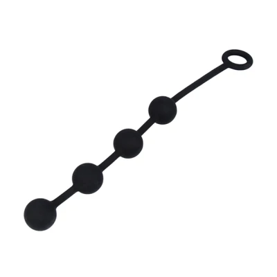 Nexus - Excite Medium Silicone Anal Beads Black