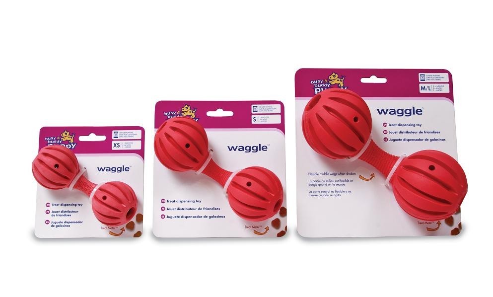 PETSAFE Busy Buddy Waggle (S) - Puppy Treat dispensing toy
