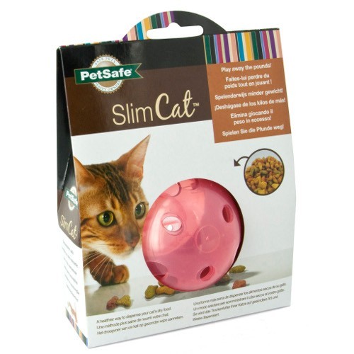 PetSafe® Multivet SlimCat Cat Toy Ball Feeder (Pink)