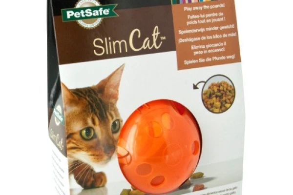 PetSafe® Multivet Multivet SlimCat Cat Toy Ball Feeder (Orange)