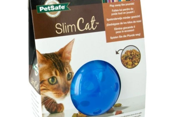 PetSafe® Multivet SlimCat Cat Toy Ball Feeder (Blue)