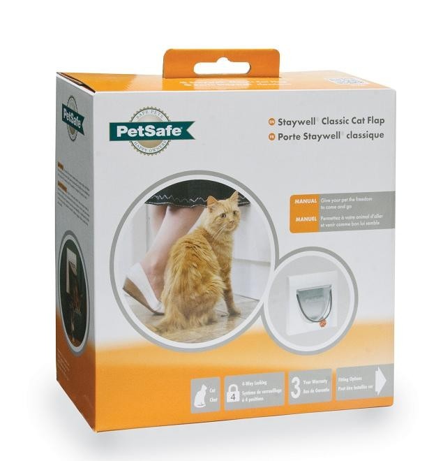 PetSafe Staywell 917 Cat Flap with Tunnel - White