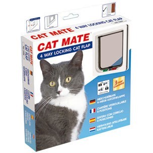Cat Mate 309W 4 utas Zárható Macskaajtó-Fehér - Closer Pets