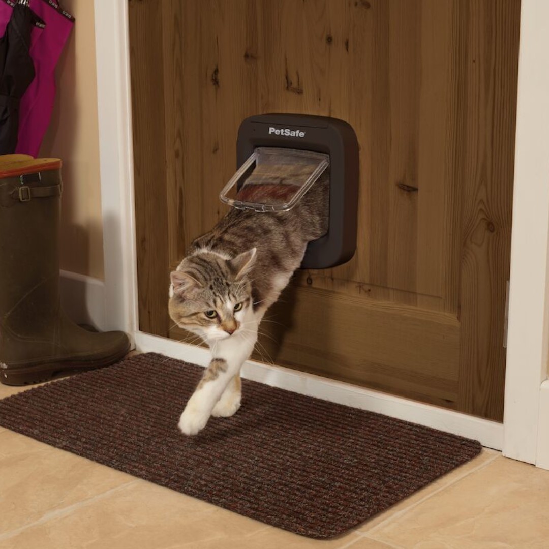 PetSafe Microchip Cat Flap - Brown