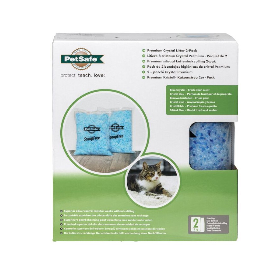 Scoopfree Macska WC Prémium Blue Kristály – 3 doboz ( 6 X 2kg ) PetSafe - Scoopfree