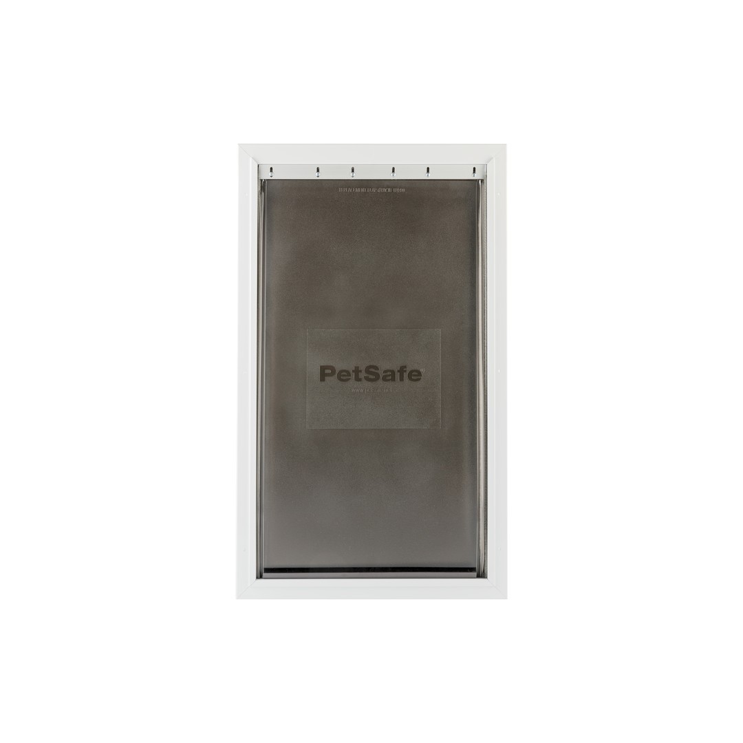 PetSafe HŐSZIGETELT KUTYAAJTÓ - Alumínium keretes - Extra NAGYMÉRETŰ  /Lengőajtó: 34,5cm  X  61cm/ Extreme Weather Aluminum Door