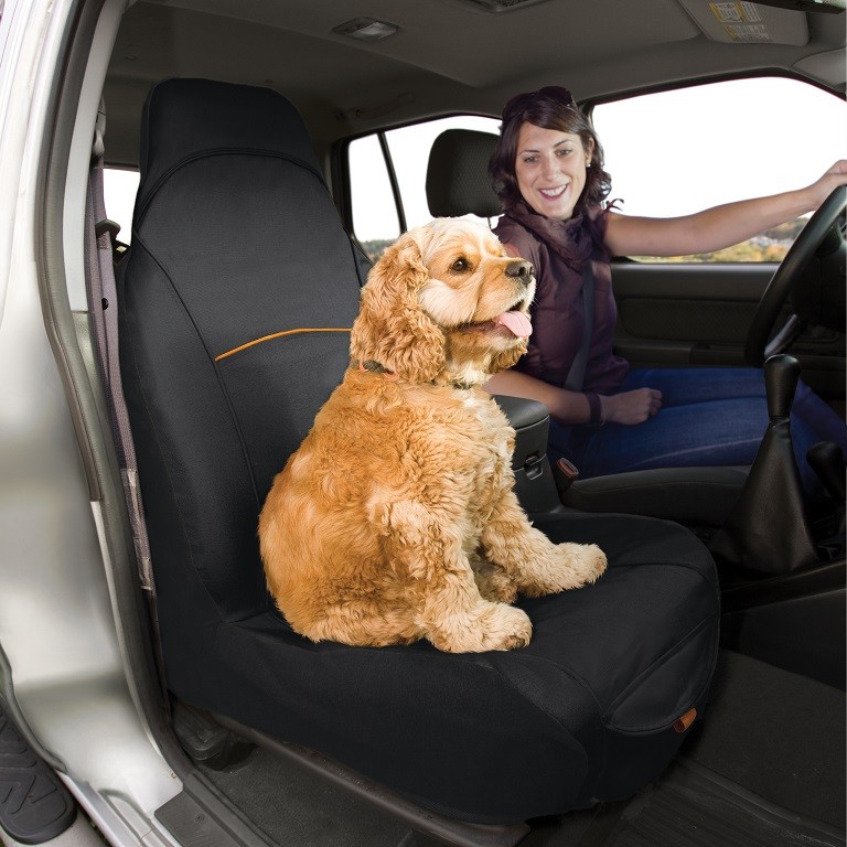 Kurgo Co-Pilot Bucket Seat Cover védő üléshuzat kutyáknak, első ülésre - FEKETE