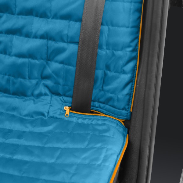 Kurgo LOFT Bench Seat Cover védő üléshuzat kutyáknak, hátsó ülésre - KÉK és SZÜRKE