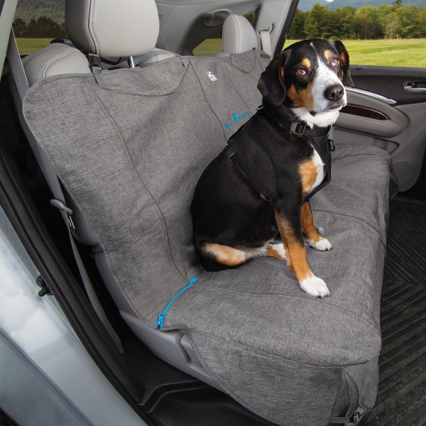 Kurgo NO-SLIP GRIP Bench Seat Cover védő üléshuzat kutyáknak, hátsó ülésre  SZÜRKE