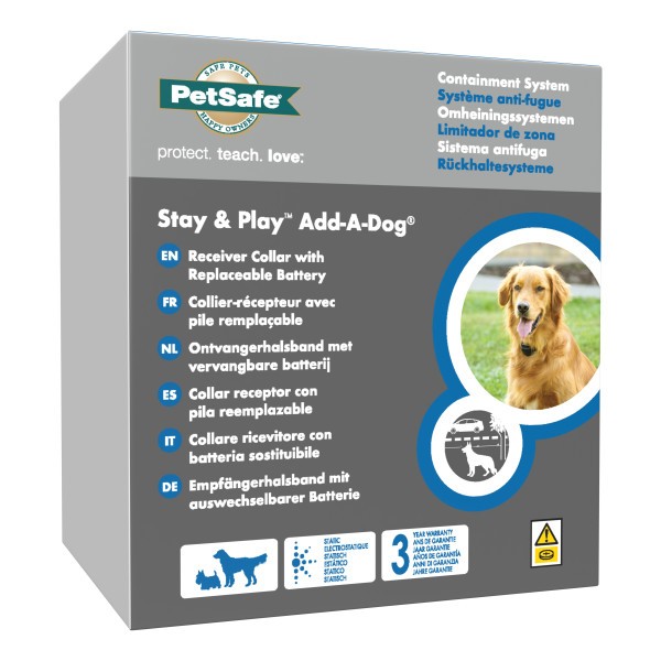 PetSafe Stay + Play Vezeték Nélküli Kutyakerítés Plusz cserélhető elemes nyakörvvel