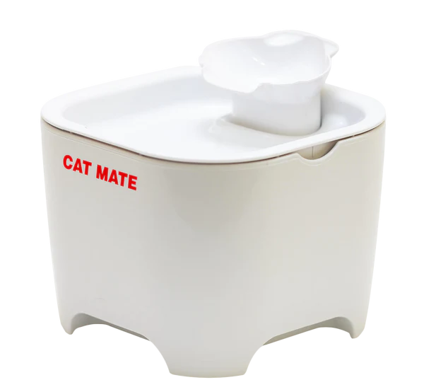 Cat Mate Kagyló ivókút  - ÖNITATÓ Fehér 3 Literes Closer Pets